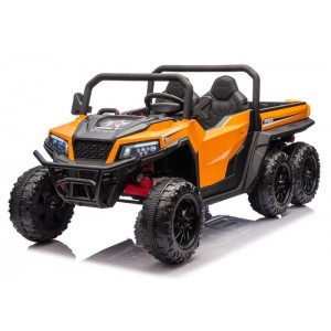 Mažojo ūkininko elektrinis automobilis su išverčiama priekaba XB-1038A 4x4 24V 800W (Oranžinė)